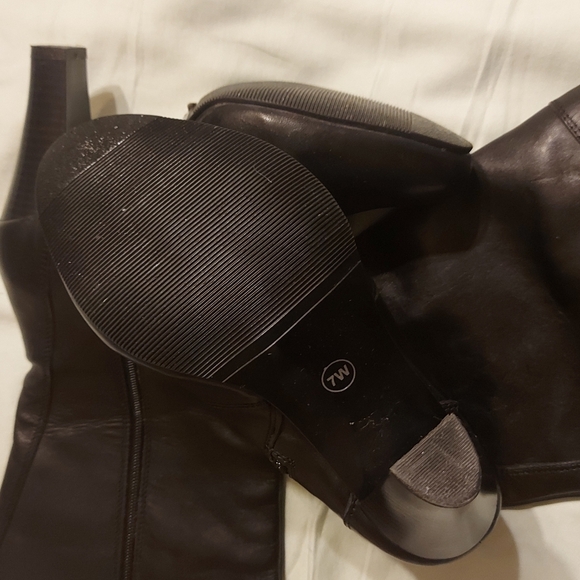 Leather Wide Calf/Width Tall Boots - Picture 9 of 9